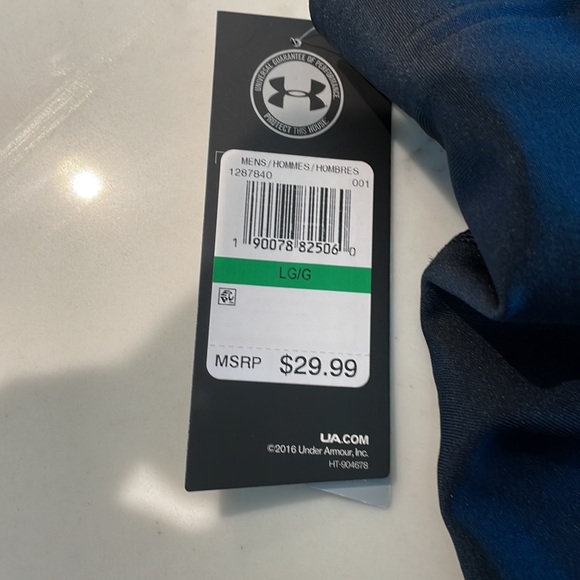 Under Armour Black Compression Shorts Mens Large Brand New - Picture 3 of 3